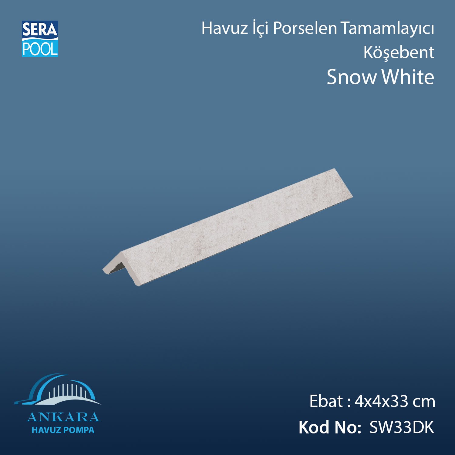 Snow White 4x4x33 cm Köşebent