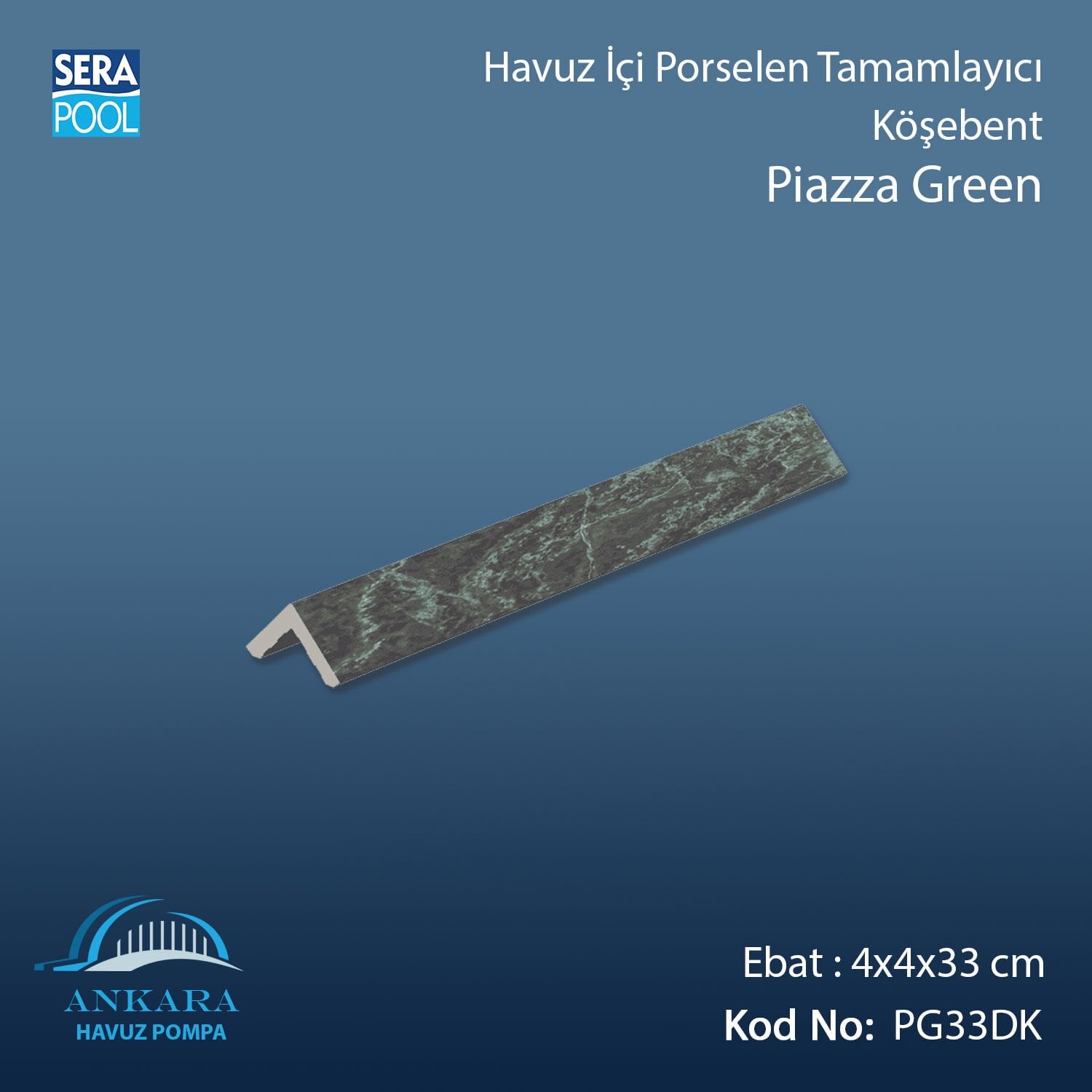 Piazza Green 4x4x33 cm Köşebent