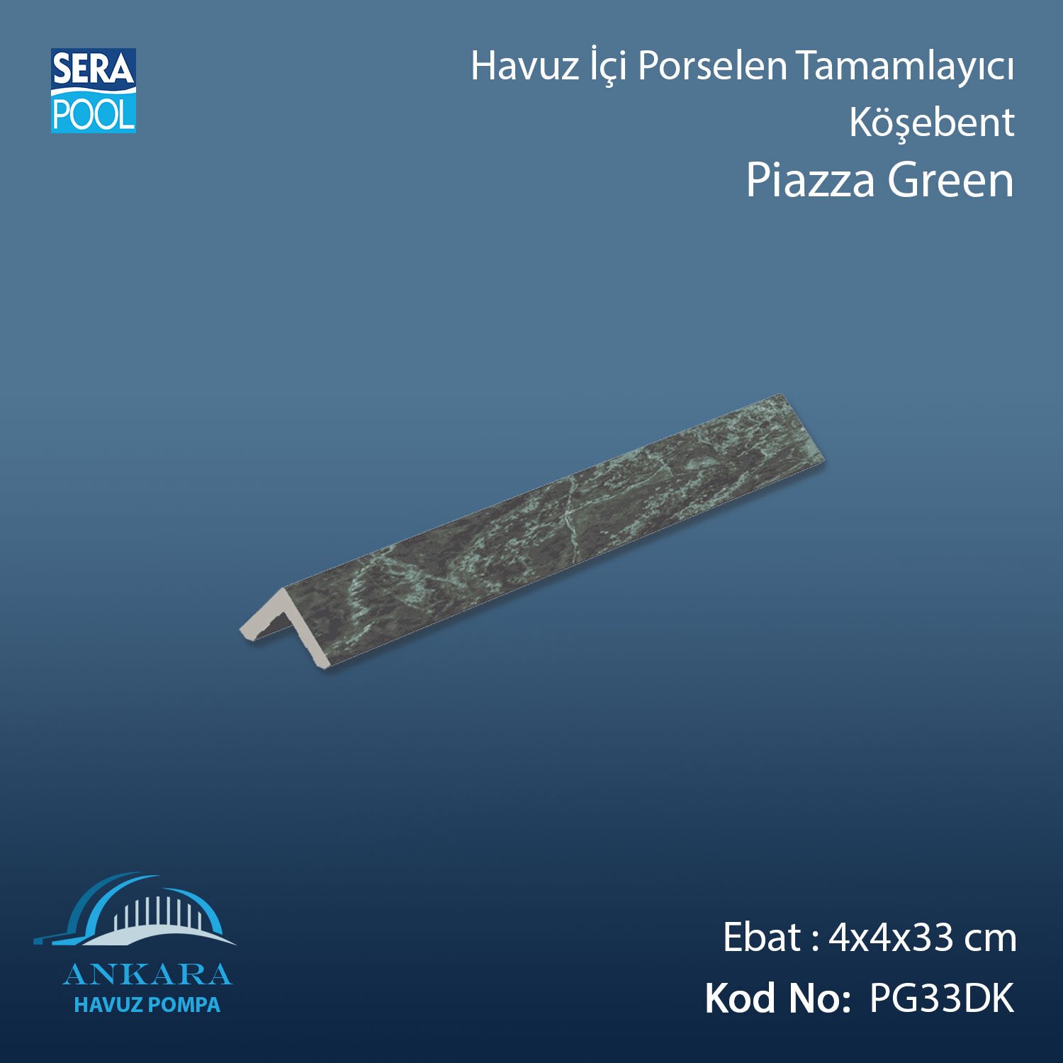 Piazza Green 4x4x33 cm Köşebent