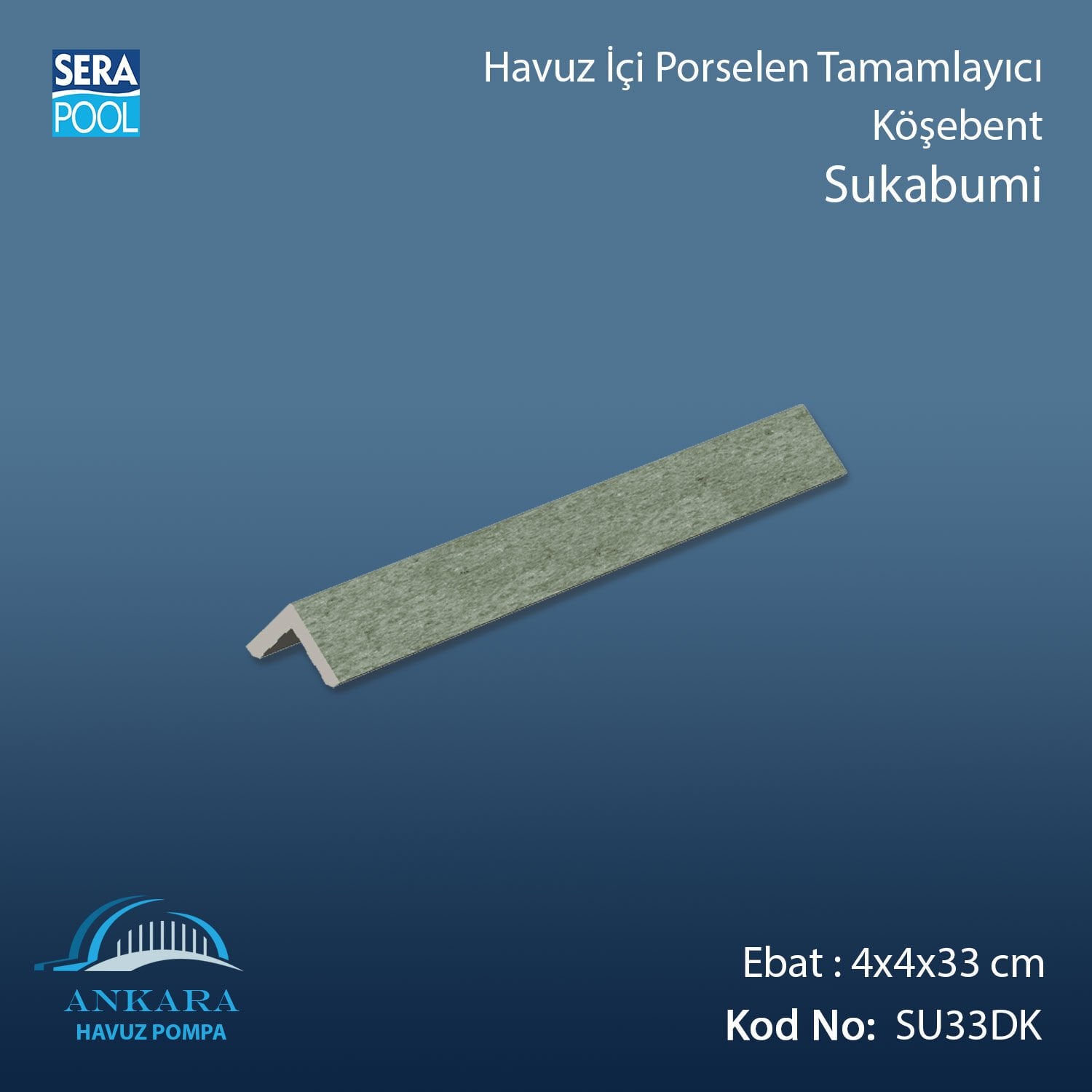 Sukabumi 4x4x33 cm Köşebent