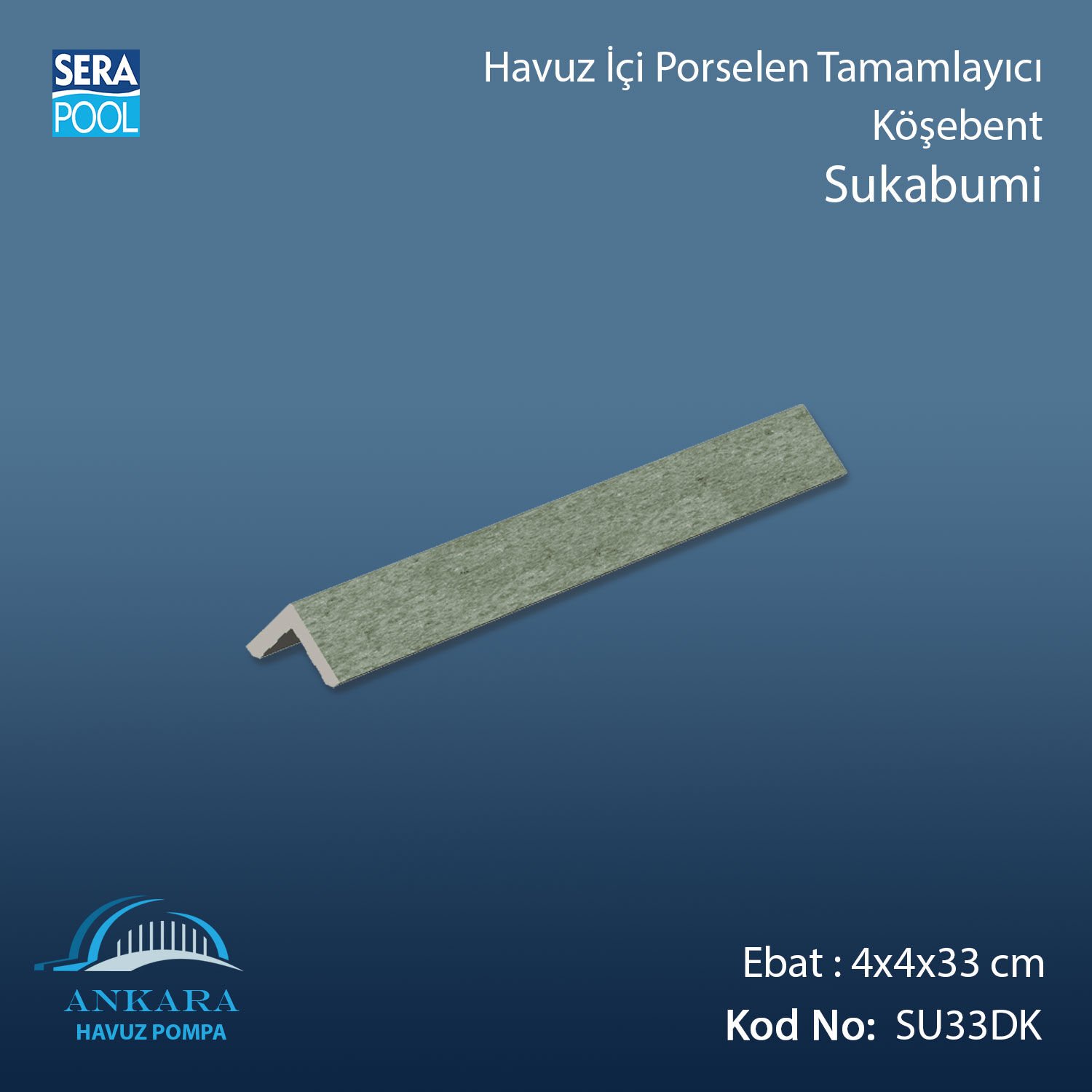 Sukabumi 4x4x33 cm Köşebent
