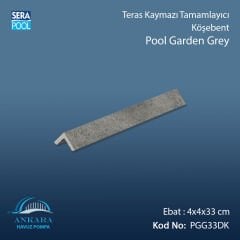 Pool Garden Grey 4x4x33 cm Köşebent