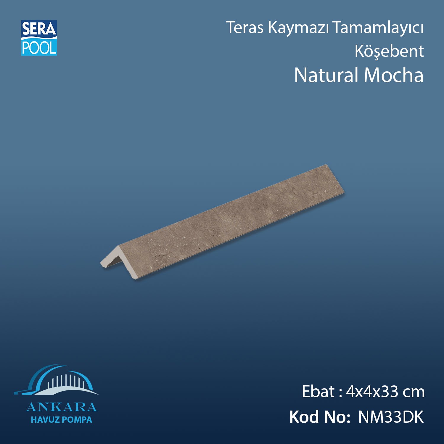 Natural Mocha 4x4x33 cm Köşebent