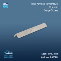 Beige Stone 4x4x33 cm Köşebent