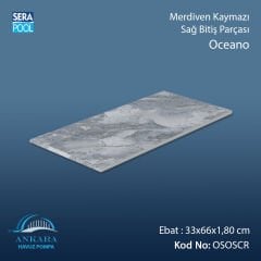 Oceano 33x66x1,80 cm Merdiven Kaymazı Sağ Bitiş
