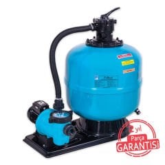 Filtrex Filtrasyon Ünitesi - Ø 500 mm CTP Filtre, Pompa 1/2 HP, Mono