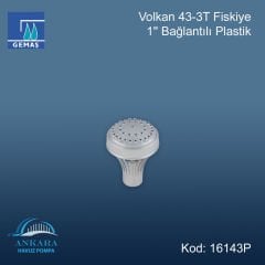 Volkan 43-3T Fiskiye 1'' Bağlantılı Plastik