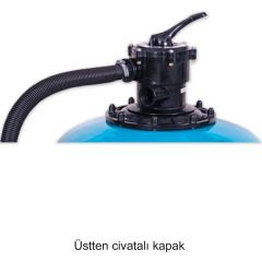 Filtrex Filtrasyon Ünitesi - Ø 630 mm CTP Filtre, Pompa 1,0 HP, Mono