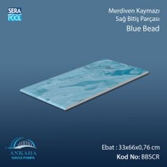 Blue Bead 33x66x0,76 cm Merdiven Kaymazı Sağ Bitiş