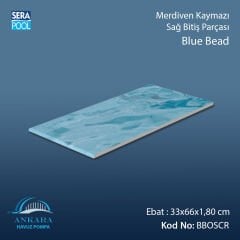 Blue Bead 33x66x1,80 cm Merdiven Kaymazı Sağ Bitiş