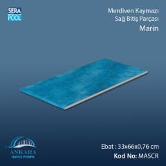 Marin 33x66x0,76 cm Merdiven Kaymazı Sağ Bitiş