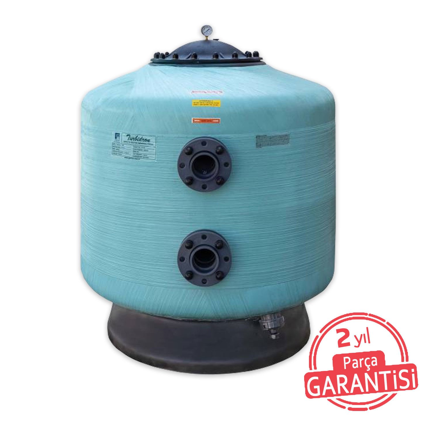Turbidron Bobin Sargılı Kum Filtresi - Ø 1800 mm - 127 m³/h