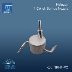 1 Çıkışlı Sarhoş Nozulu 1 1/2'' girişli