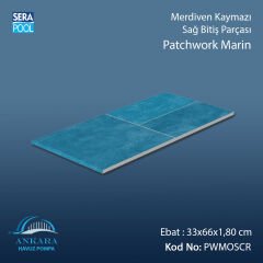 Patchwork Marin 33x66x1,80 cm Merdiven Kaymazı Sağ Bitiş