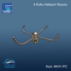 4 Kollu Helezon Nozulu 1'' girişli