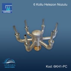 6 Kollu Helezon Nozulu 2'' girişli