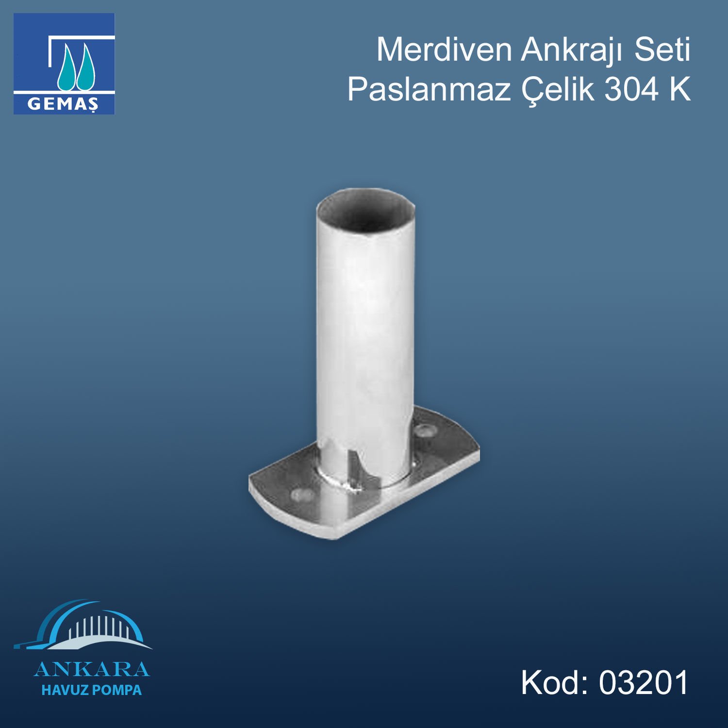 Merdiven Ankrajı Seti Plastik