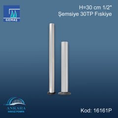 H=30 cm 1/2'', Şemsiye 30TP Fıskiye
