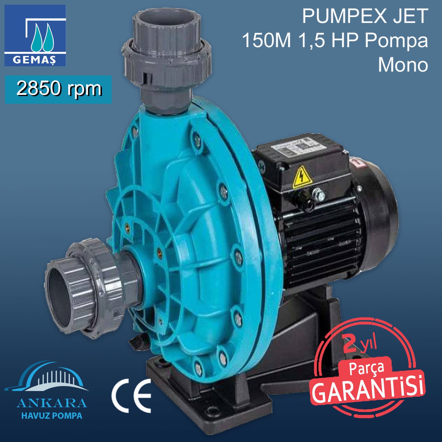 PUMPEX JET 150M 1,5 HP Pompa Mono
