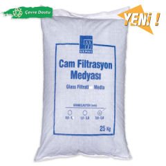 Cam Filtrasyon Medyası 1,0-3,0mm Tane İrili