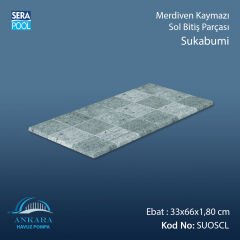 Sukabumi 33x66x1,80 cm Merdiven Kaymazı Sol Bitiş