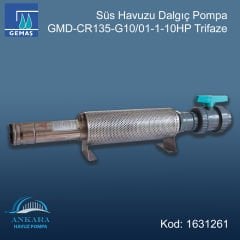 Süs Havuzu Dalgıç Pompa GMD-CR135-G10/01-1-10HP Trifaze