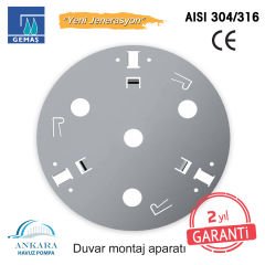 SlimLED-INOXCLICK Havuz Sualtı Lambası, Kovansız, Reçine Dolgulu, Tek Renkli - 252 LED Turkuvaz - 36 W