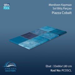 Piazza Cobalt 33x66x1,80 cm Merdiven Kaymazı Sol Bitiş