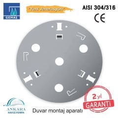 SlimLED-INOXCLICK Havuz Sualtı Lambası, Kovansız, Reçine Dolgulu, Tek Renkli - 252 LED Mavi - 36 W