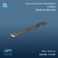 Verde Guatemala 4x33 cm İç Bükey