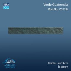 Verde Guatemala 4x33 cm İç Bükey