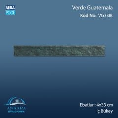 Verde Guatemala 4x33 cm İç Bükey