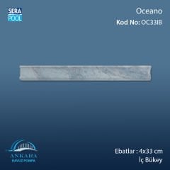 Oceano 4x33 cm İç Bükey
