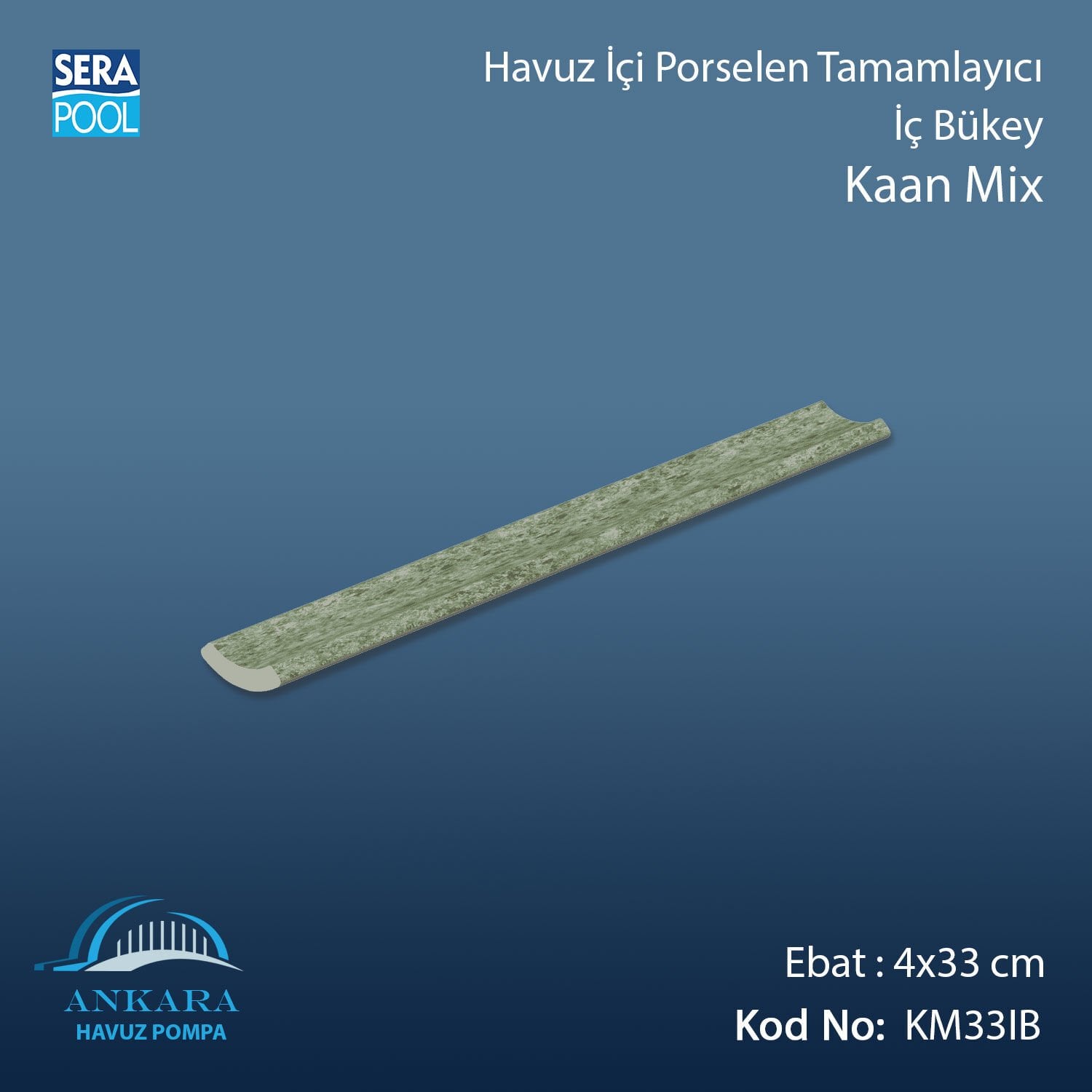 Kaan Mix 4x33 cm İç Bükey