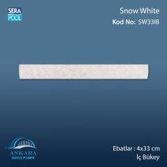 Snow White 4x33 cm İç Bükey