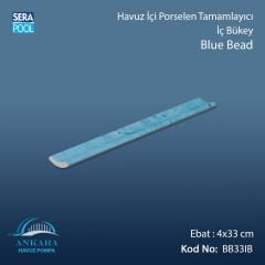 Blue Bead 4x33 cm İç Bükey