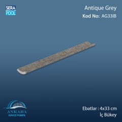 Antique Grey 4x33 cm İç Bükey