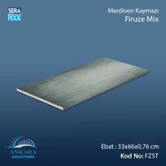 Firuze Mix 33x66x0,76 cm Merdiven Kaymazı
