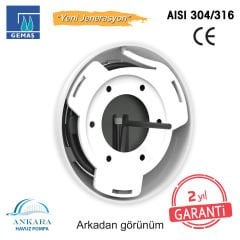 MİDİ-Clicker Havuz Sualtı Lambası, Kovansız, RGB Renkli - 72 LED RGB - Merkezi Entegreli - 8 W