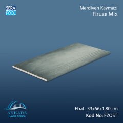 Firuze Mix 33x66x1,80 cm Merdiven Kaymazı