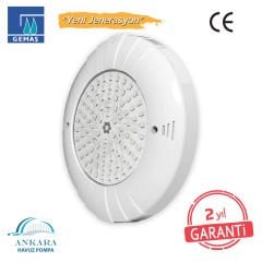 SlimLED Havuz Sualtı Lambası, Kovansız, Reçine Dolgulu, RGB Renkli - 90 LED RGB, Beyaz, 36 W - Kendinden Entegreli