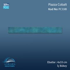 Piazza Cobalt 4x33 cm İç Bükey