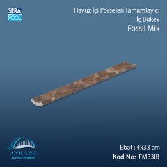 Fossil Mix 4x33 cm İç Bükey