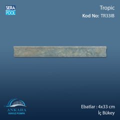 Tropic 4x33 cm İç Bükey