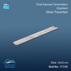 Silver Traverten 4x33 cm İç Bükey