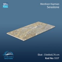 Serastone 33x66x0,76 cm Merdiven Kaymazı