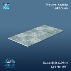 Sukabumi 33x66x0,76 cm Merdiven Kaymazı