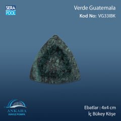 Verde Guatemala 4x4 cm İç Bükey Köşe