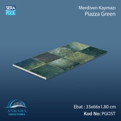 Piazza Green 33x66x1,80 cm Merdiven Kaymazı