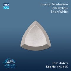 Snow White 4x4 cm İç Bükey Köşe